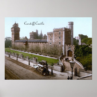 Cardiff Castle (1900) Poster