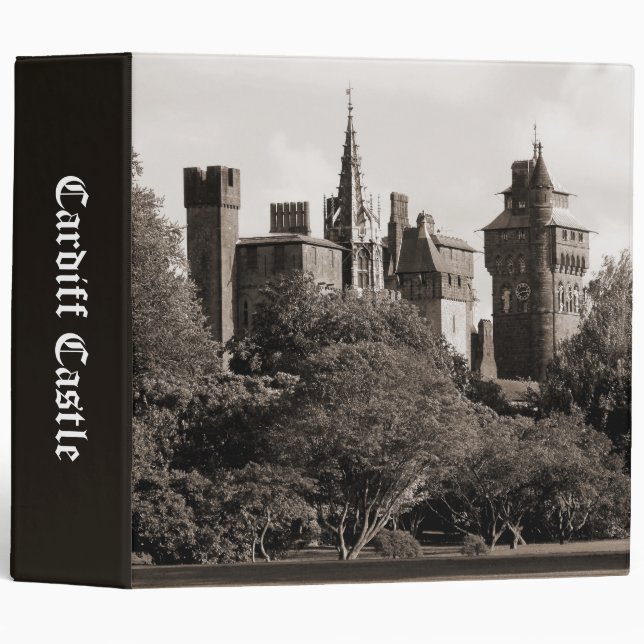 Cardiff Castle II (2in) Sepia Binder (Front/Spine)