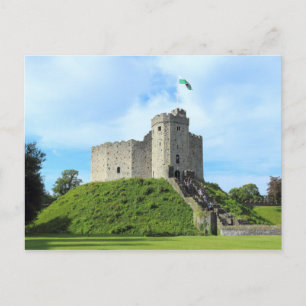 Cardiff Castle Keep Postcard