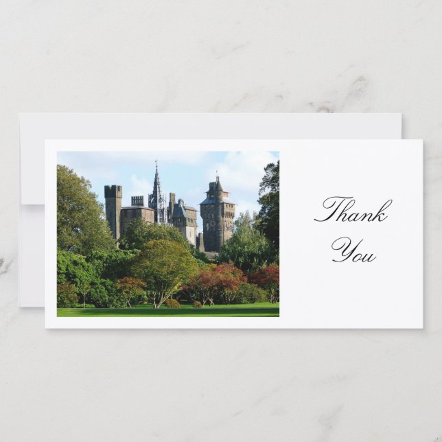 Cardiff Castle - Thank You Card (Front)