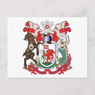 Cardiff Coat of Arms Postcard