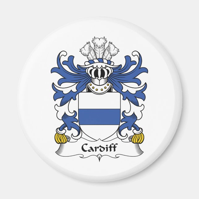 Cardiff Family Crest Magnet (Front)