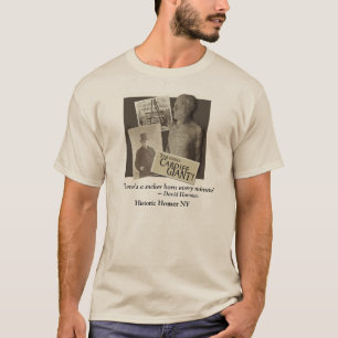 Cardiff Giant w/David Hannum Quote Long Sleeve Tee
