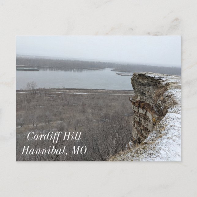 Cardiff Hill Hannibal Missouri Carte postale (Devant)