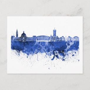 Cardiff skyline postcard