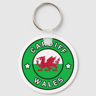 Cardiff Wales Keychain
