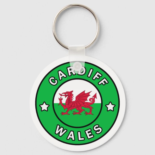 Cardiff Wales Keychain (Front)