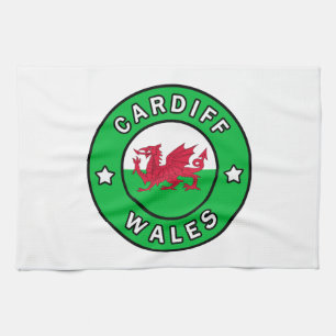 Cardiff Wales Kitchen Towel