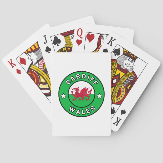 Cardiff Wales Playing Cards (Back)