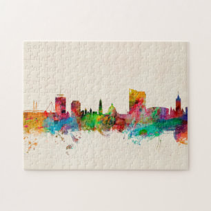 Cardiff Wales Skyline Jigsaw Puzzle