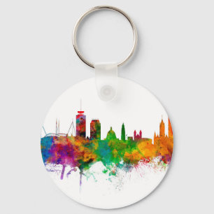 Cardiff Wales Skyline Keychain