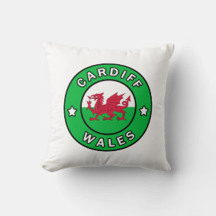 Cardiff Wales Throw Pillow