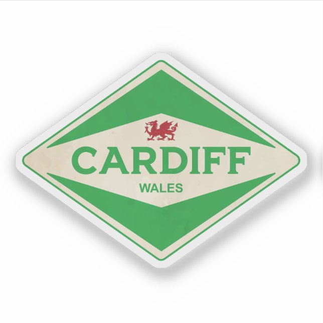 Cardiff Wales Vintage (Front)