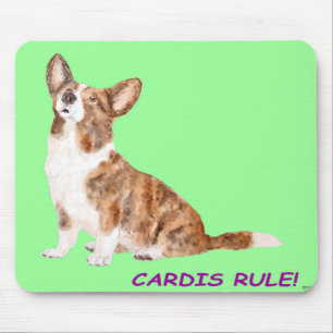 Cardigan corgi mouse pad