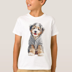 Cardigan Puppy Smile Kids T-Shirt