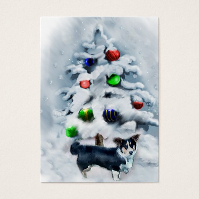 Cardigan Welsh Corgi Christmas (Front)