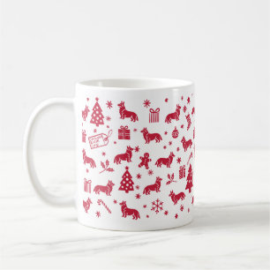 Cardigan Welsh Corgi Christmas Design Coffee Mug