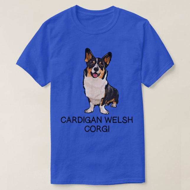 Cardigan Welsh Corgi Crazy Dog Lover  T-Shirt (Design Front)