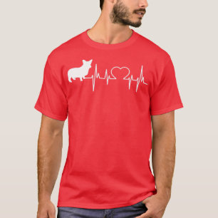 Cardigan Welsh Corgi Heartbeat-118 T-Shirt
