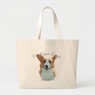 Cardigan Welsh Corgi Mom 2 Large Tote Bag