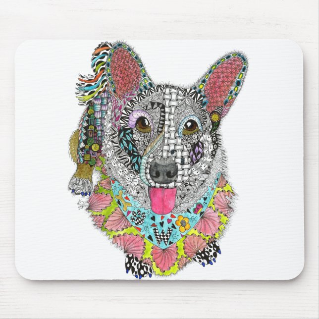 Cardigan Welsh Corgi Mousepad (Front)