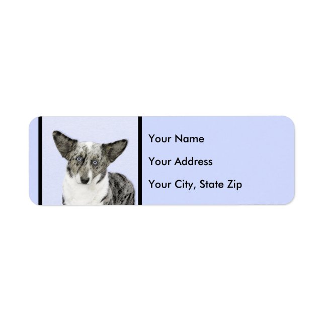 Cardigan Welsh Corgi Painting - Original Dog Art (Front)