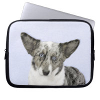 Cardigan Welsh Corgi Painting - Original Dog Art