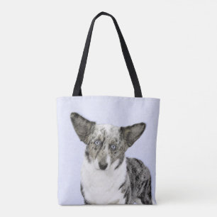 Cardigan Welsh Corgi Painting - Original Dog Art Tote Bag