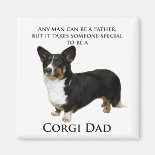 Cardigan Welsh Corgi Papa Magnet