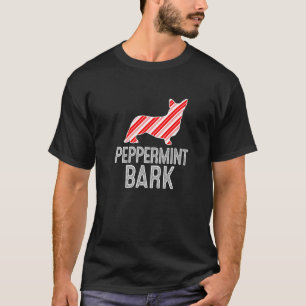 Cardigan Welsh Corgi Peppermint Bark Christmas Dog T-Shirt