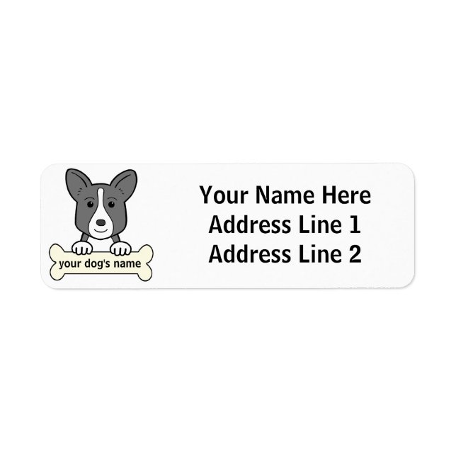 Cardigan Welsh Corgi personnalisé (Devant)