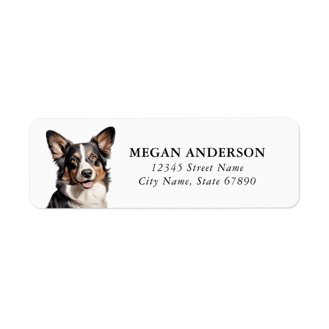 Cardigan Welsh Corgi Return Address Labels (Front)