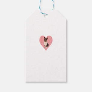 Cardigan Welsh Corgi Valentines Day Dog Love Finge Gift Tags