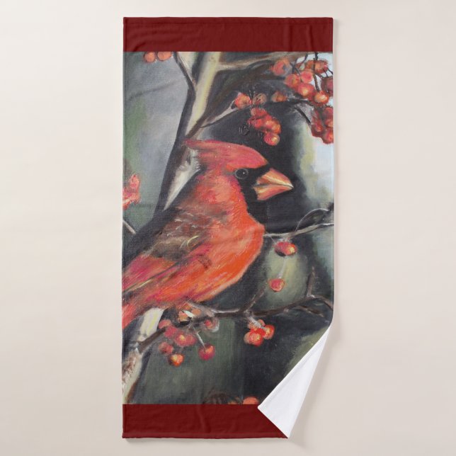 Cardinal (Serviette de bain)