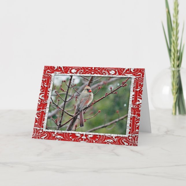 Cardinal 4539 Frame Christmas Card (Front)