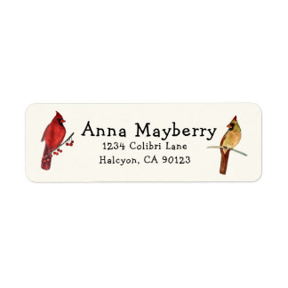 Cardinal Address Label