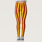 Cardinal and Gold Vertical Stripes