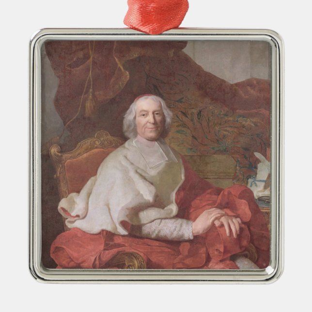 Cardinal Andre Hercule de Fleury Metal Ornament (Front)