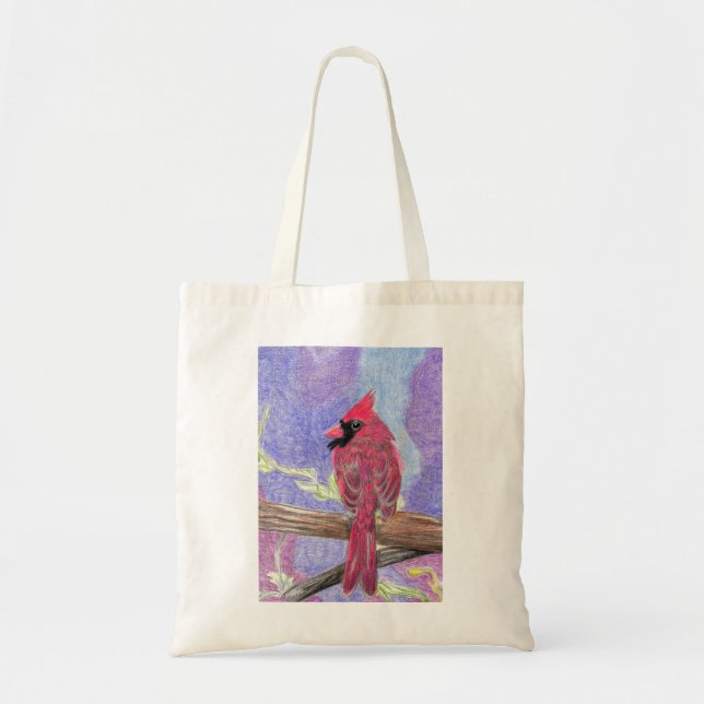 Cardinal At Dusk Tote (Front)