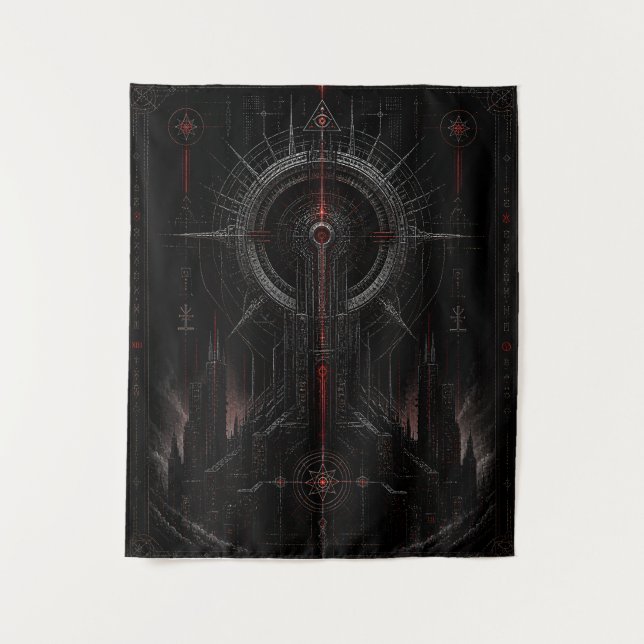 Cardinal Beacon Tapestry (Front)