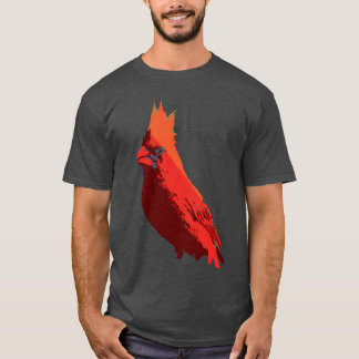 Cardinal Bird Art Cute Artistic Colourful Birds An T-Shirt