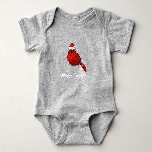Cardinal Bird Christmas Light Costume Cardinal Baby Bodysuit