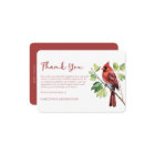 Cardinal Bird Funeral Memorial Photo Merci