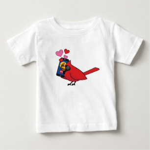 Cardinal Bird Love Mating Calls Baby T-Shirt
