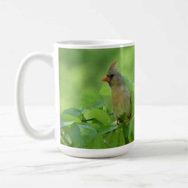 Cardinal Bird Mug (Left)