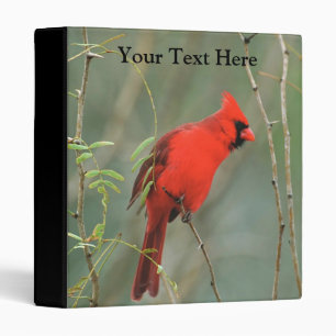 Cardinal Bird Photo Binder