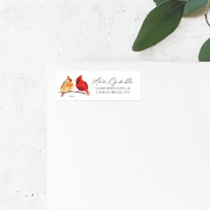 Cardinal Bird Return Address