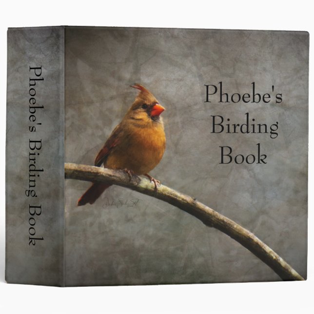 Cardinal Birding Classeur (2") (Devant/Côté)