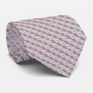 Cardinal Christian Ichthys Jesus Fish on Grey Tie