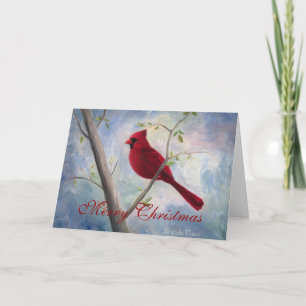Cardinal Christmas  Blank Card